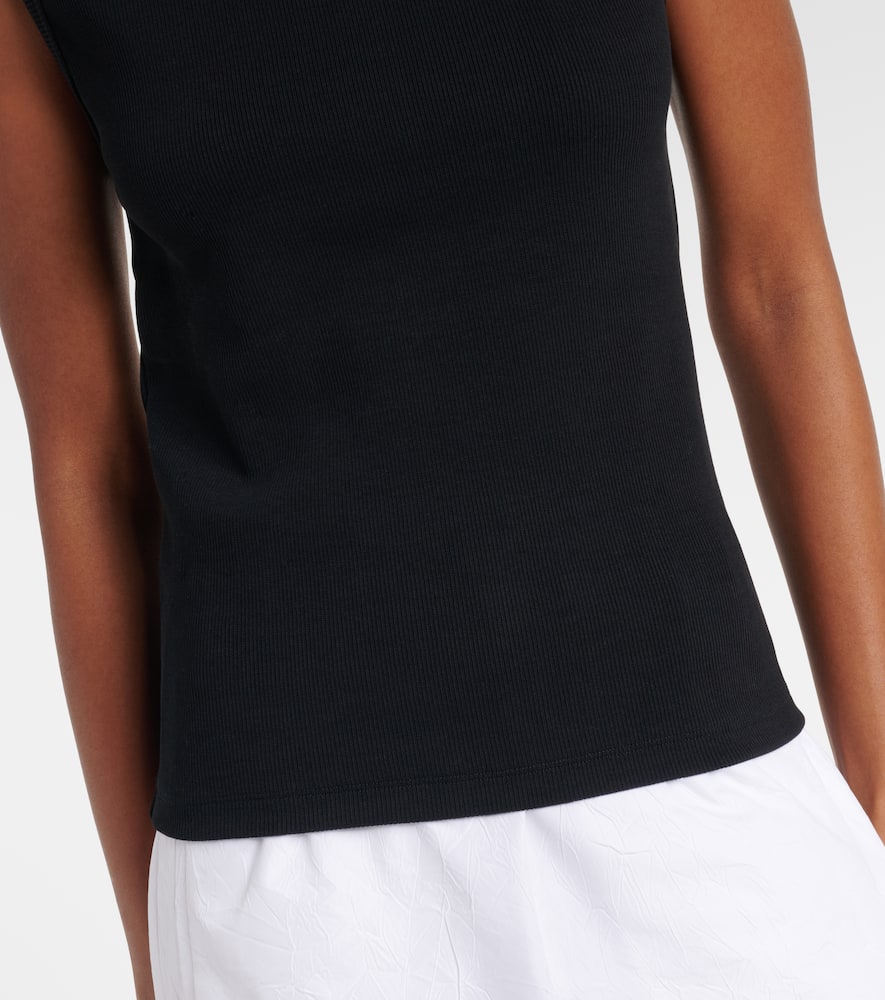 Róhe Ribbed-knit cotton-blend tank top