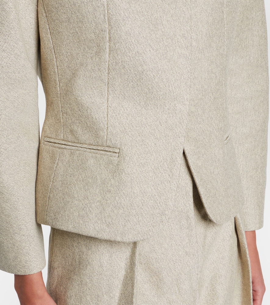 Ovalo cotton and linen jacket