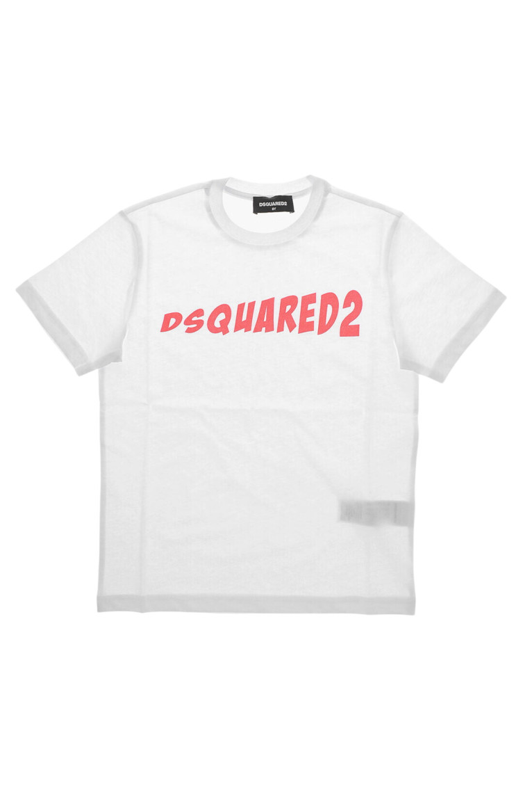 Boys White Regular T-Shirt