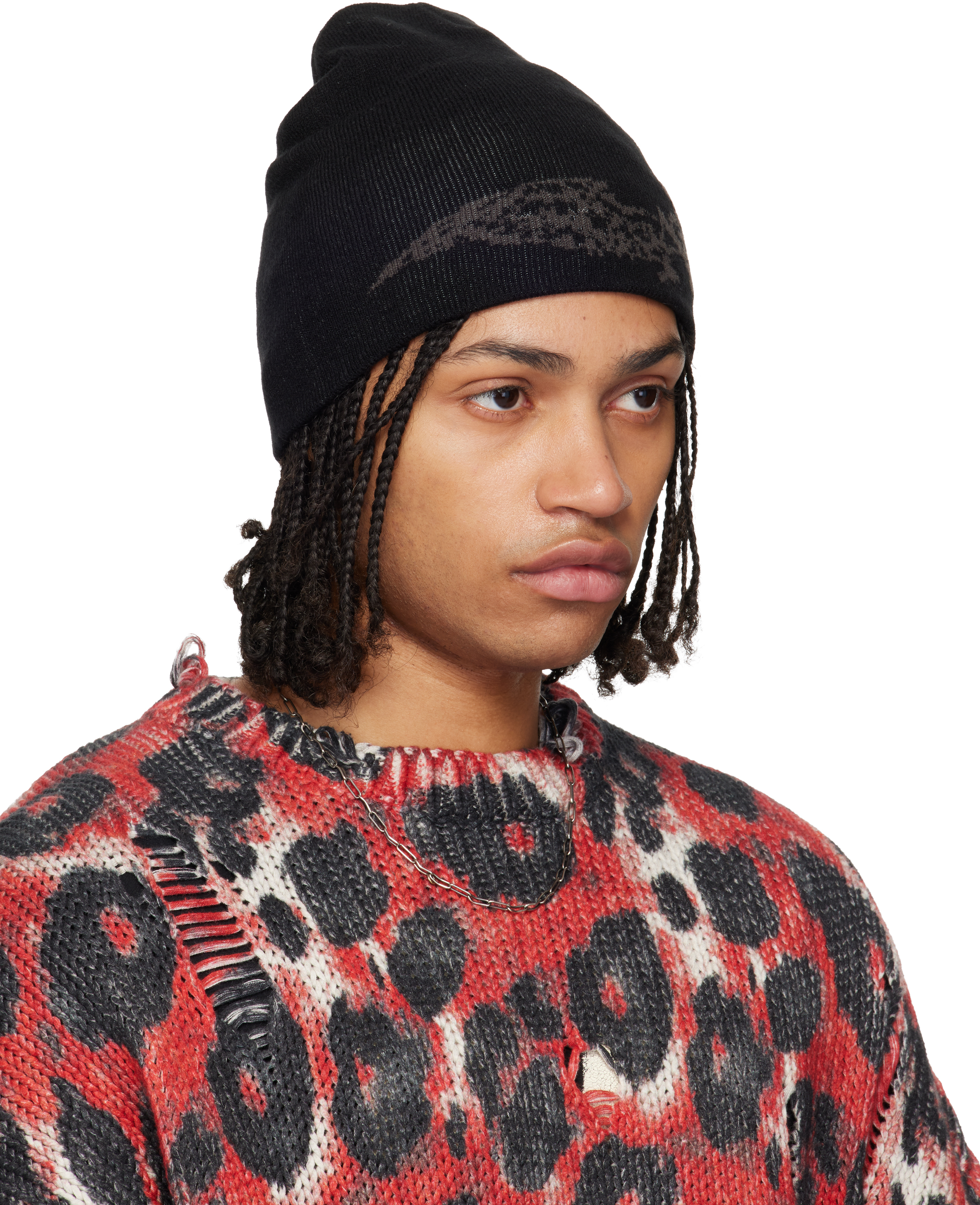 Black Logo Beanie