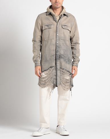 Man Denim shirt Grey