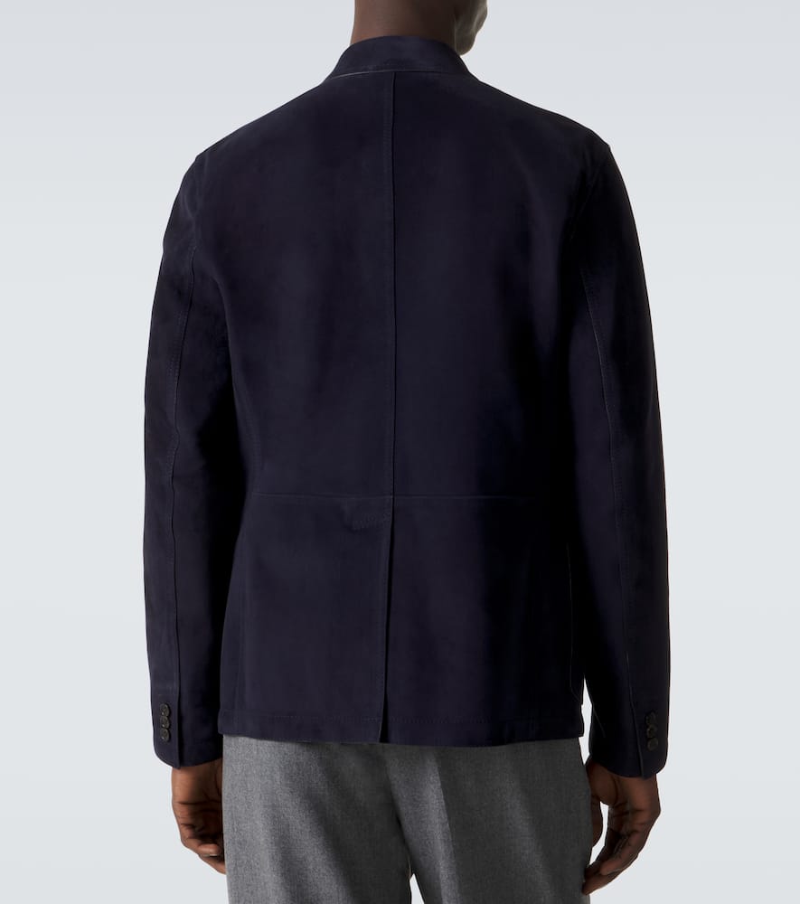 Suede blazer
