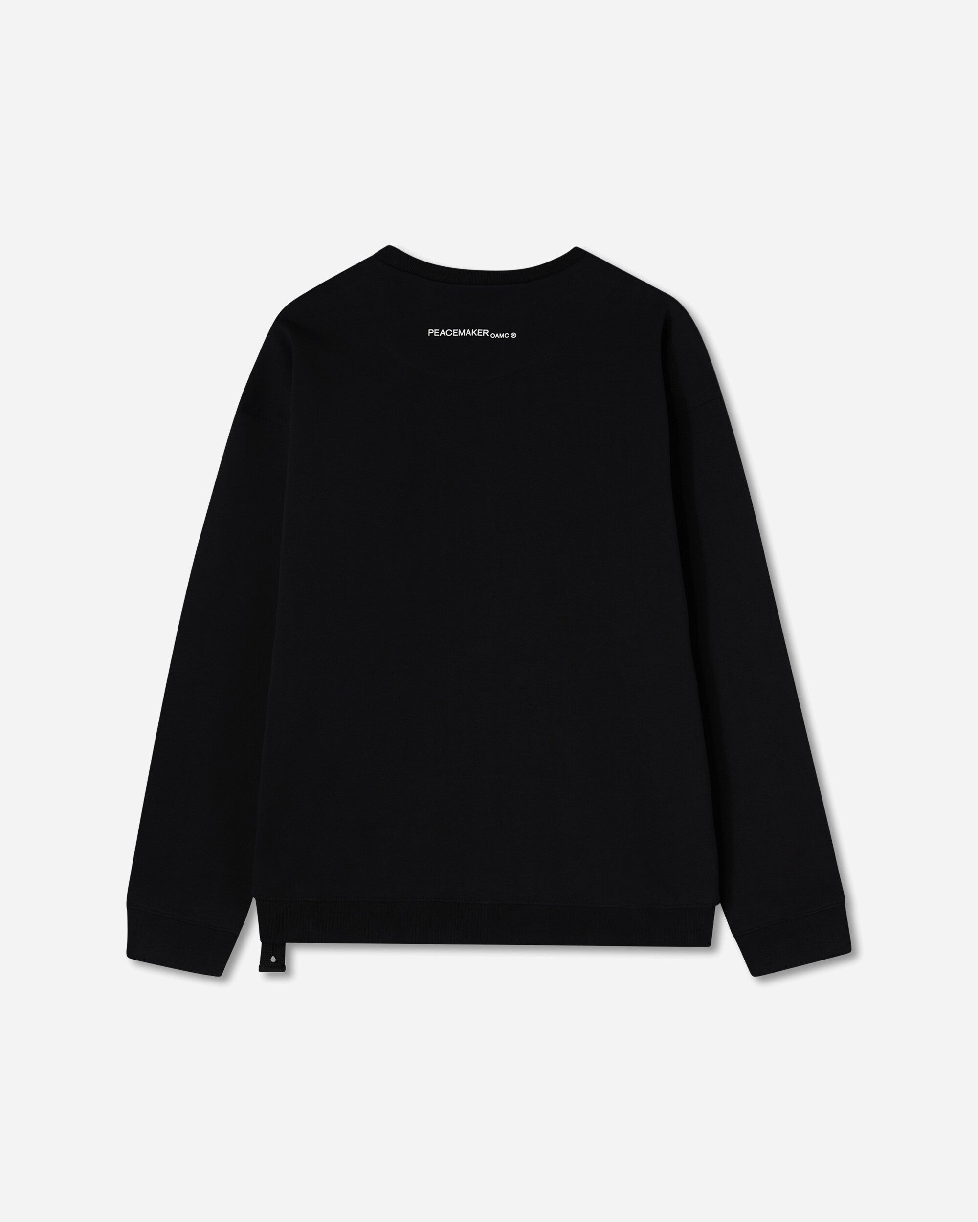 Men s Bird Loose Fit Crewneck Sweatshirt Black