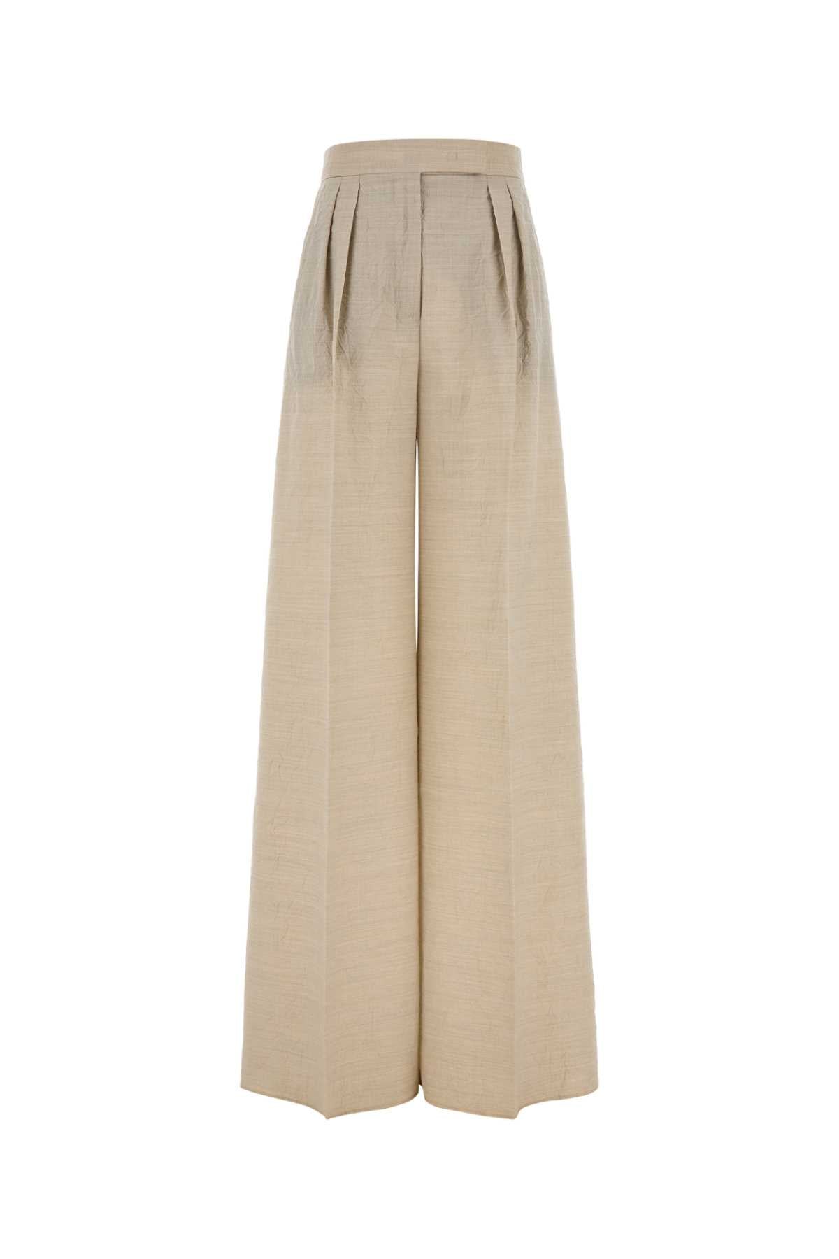 Acinoso Trousers — Beige