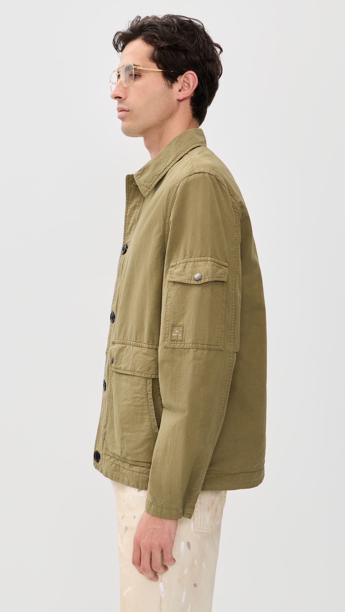 Shirt Jacket Olive Green