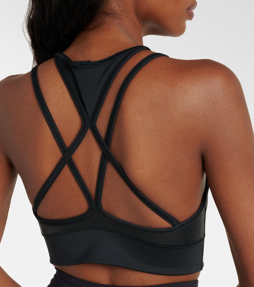 Lamé sports bra