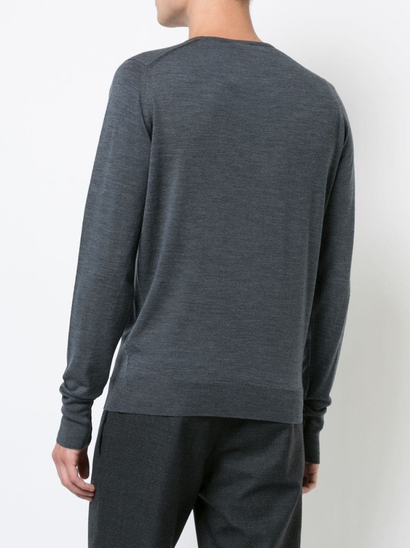 -Marcus Knitwear Grey-Uomo