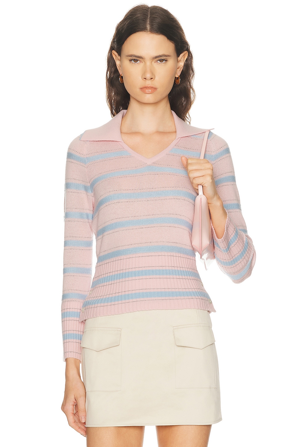 Guest In Residence Port Polo in Blush. - S also in XS