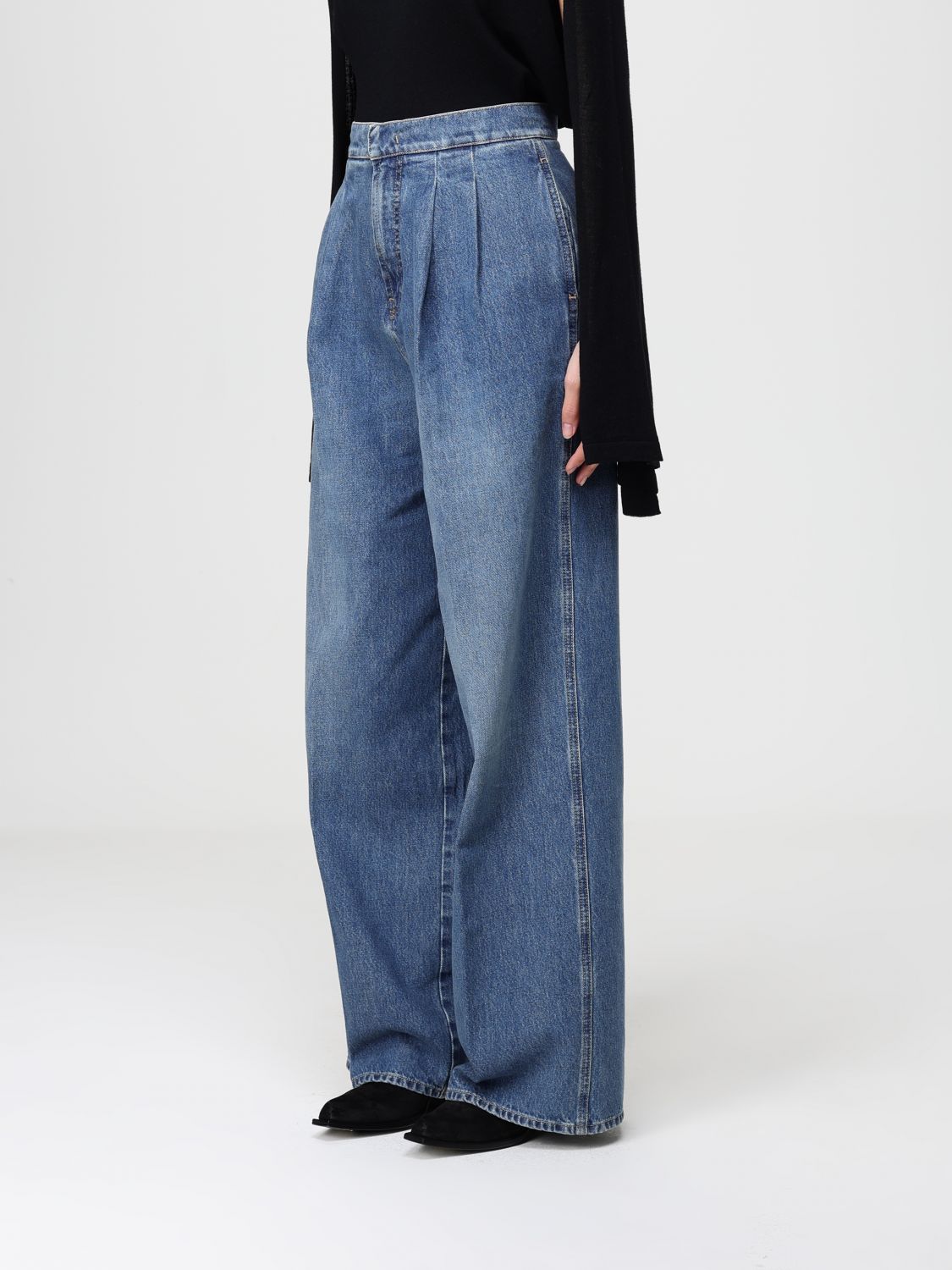 Pants Woman color Blue