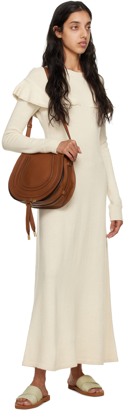 Tan Medium Marcie Shoulder Bag