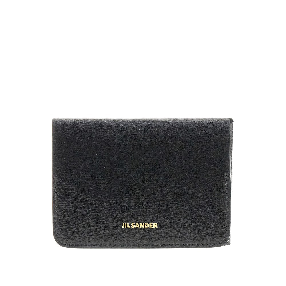 JIL SANDER Folded leather cardholder Woman One Size