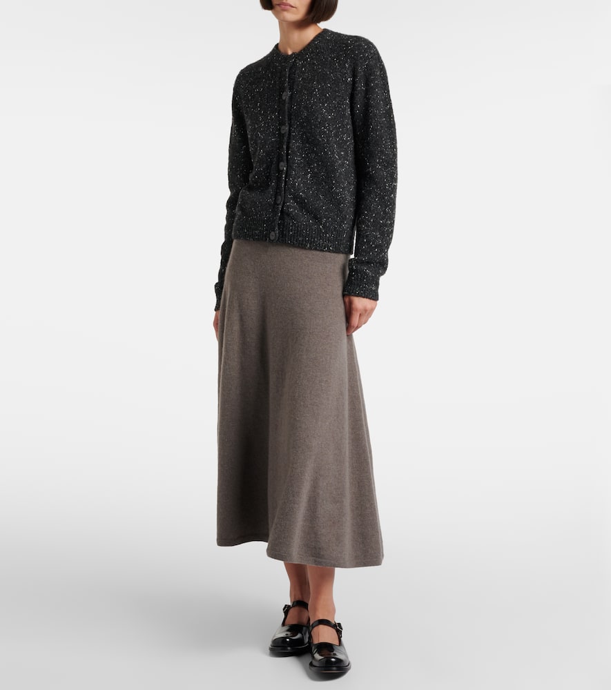 Masini cashmere midi skirt