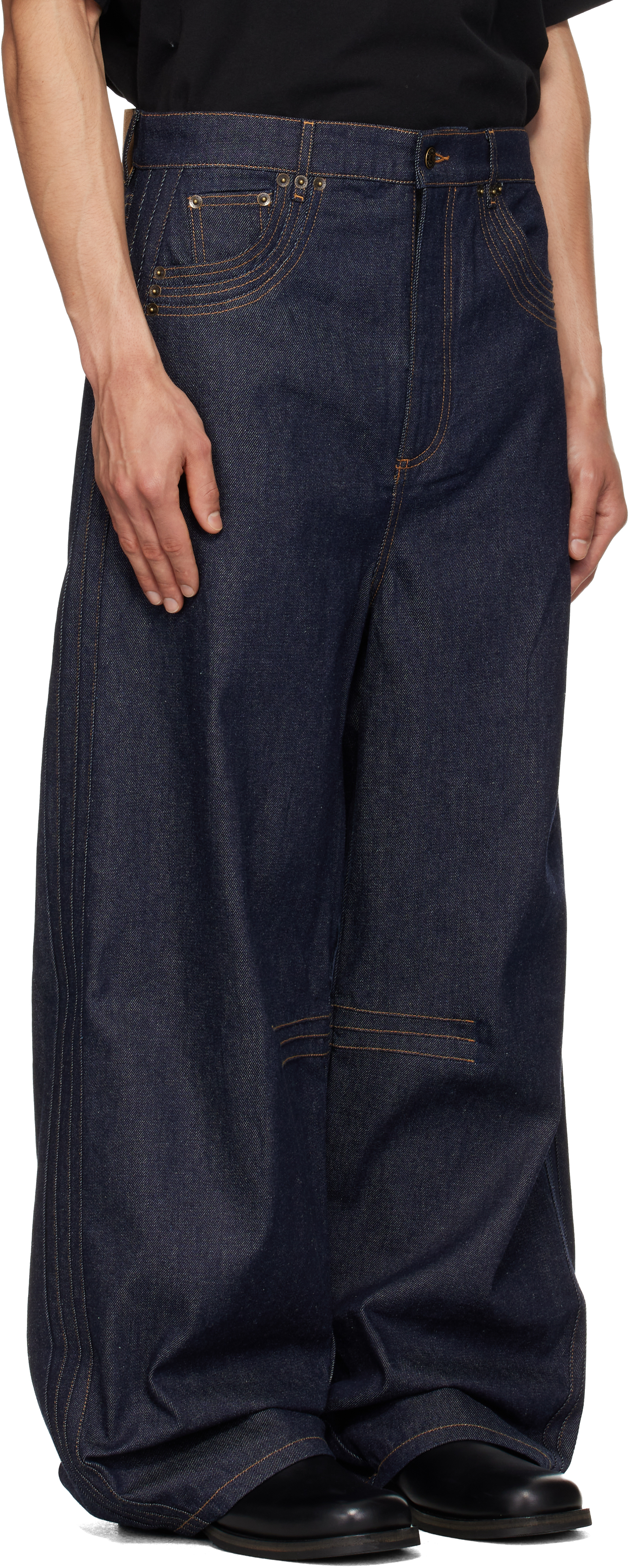 Blue Overscaled Jeans