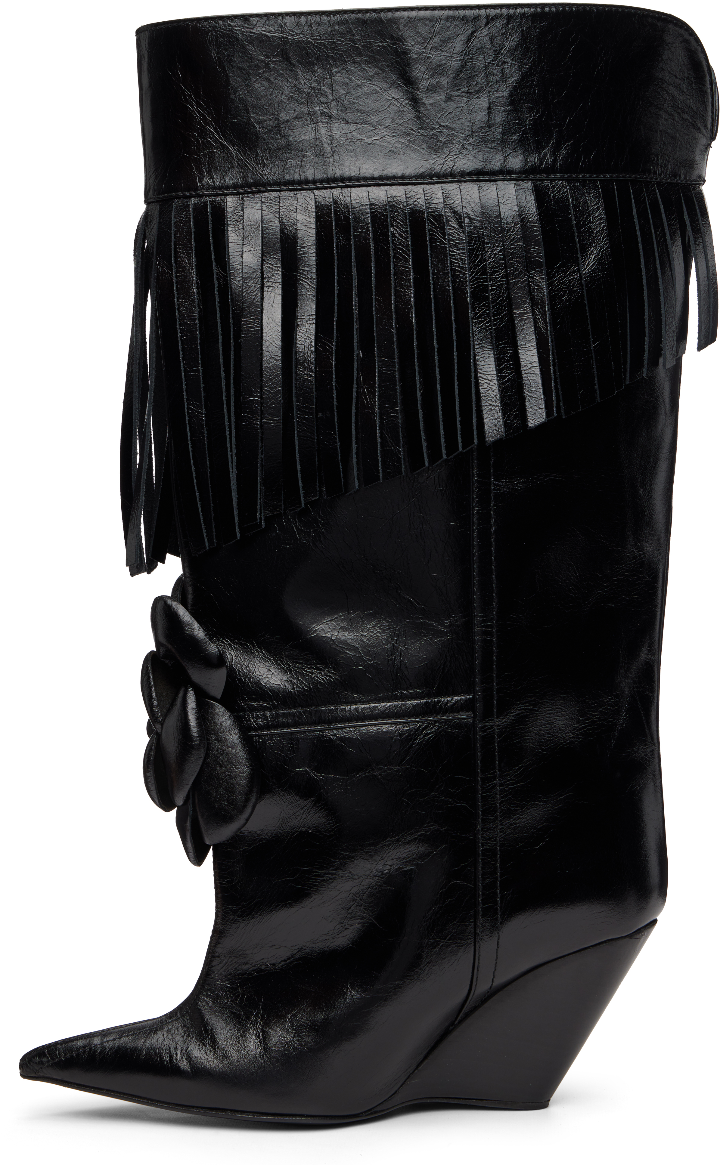 Black Rose Tall Boots