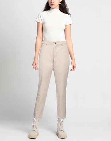 Denny Rose Woman Pants Beige Size 26 Cotton, Elastane