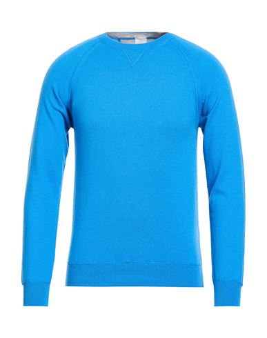 Platinum Man Sweater Azure Size S Cashmere