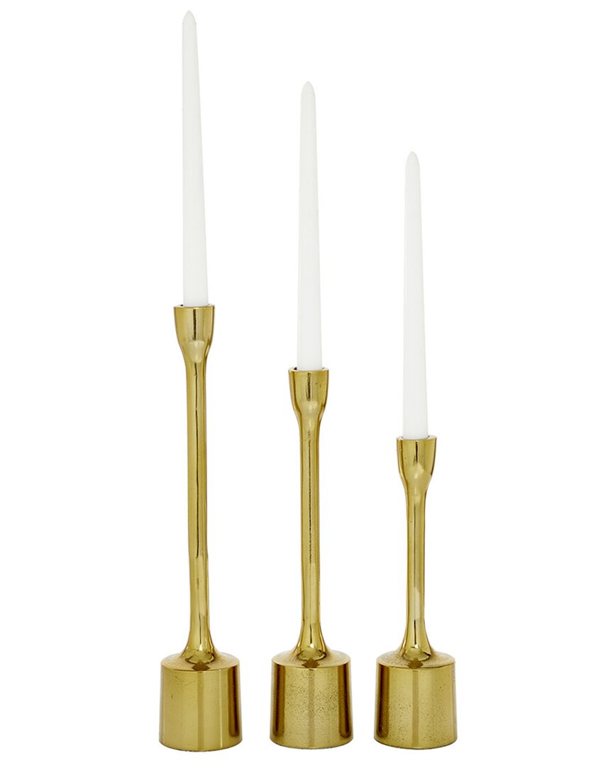 CosmoLiving by Cosmopolitan Set of 3 Candle Holders