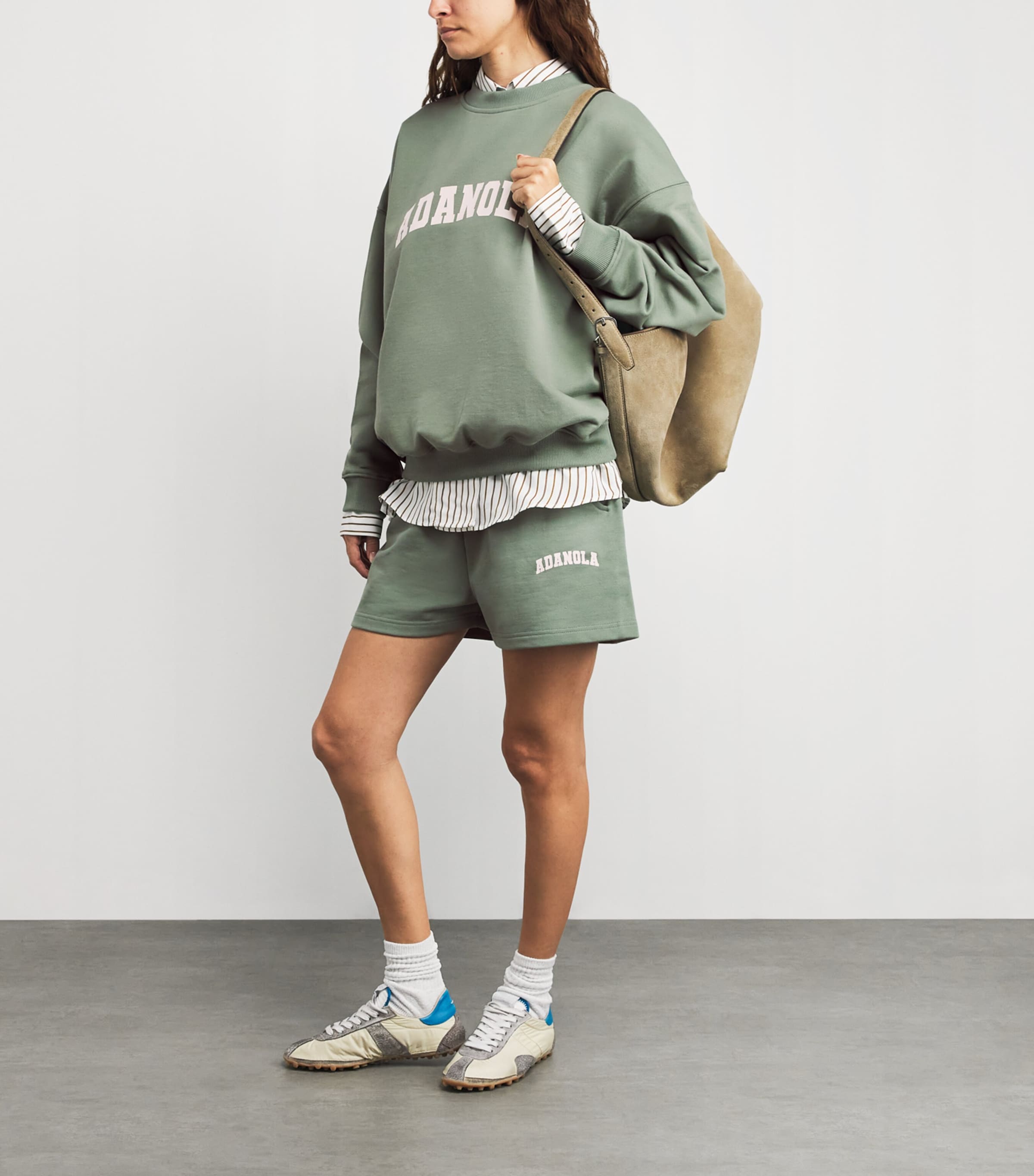 Organic Cotton Varsity Sweatshorts