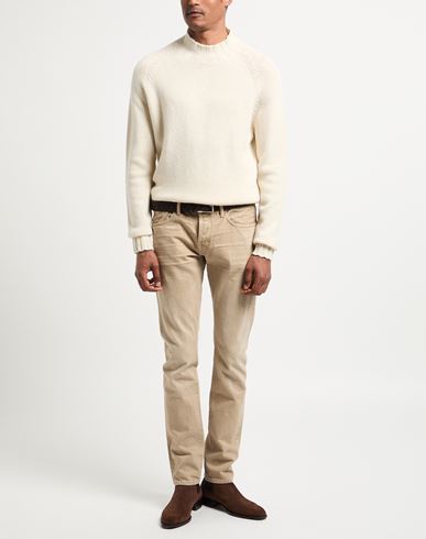 Man Turtleneck Ivory Size 38 Cashmere