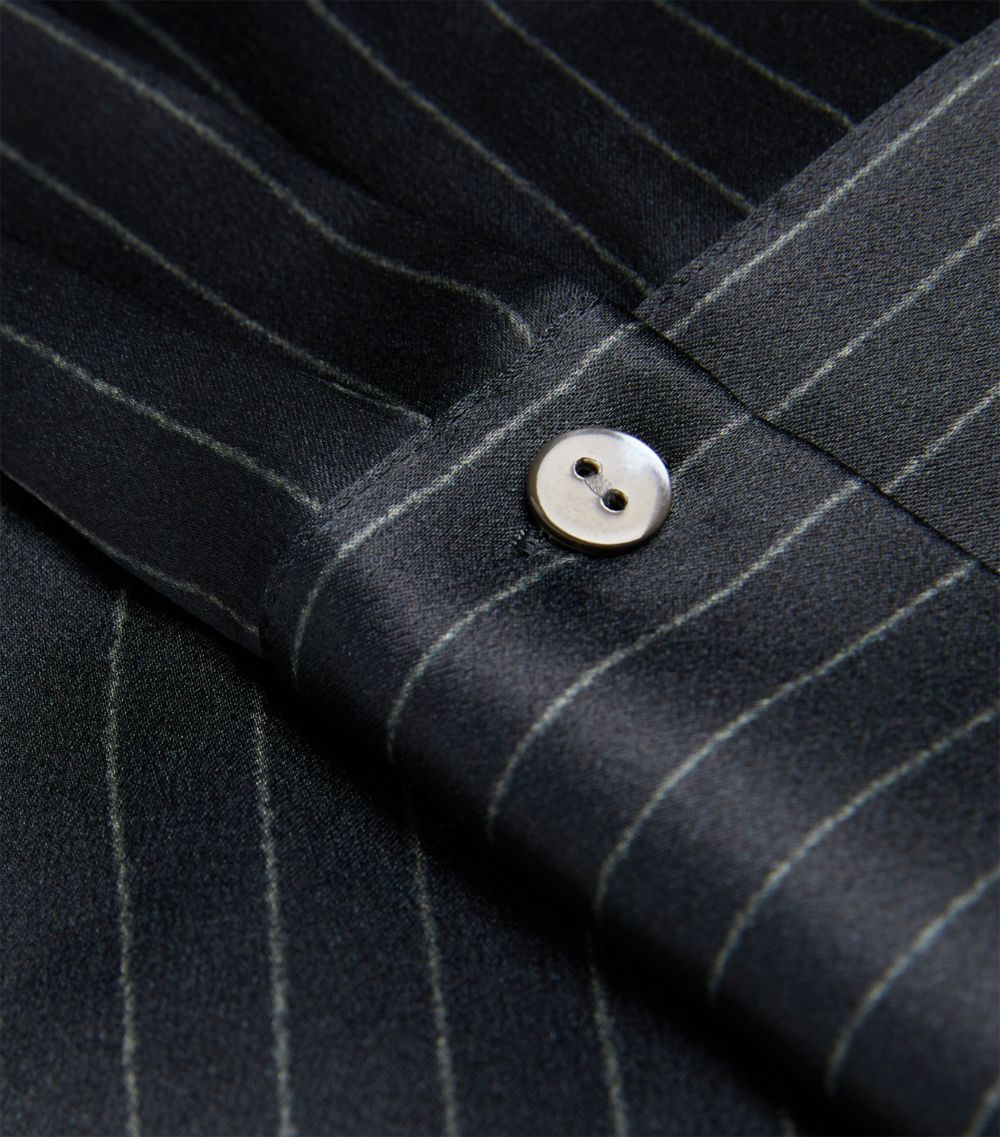 Silk Pinstripe Shirt