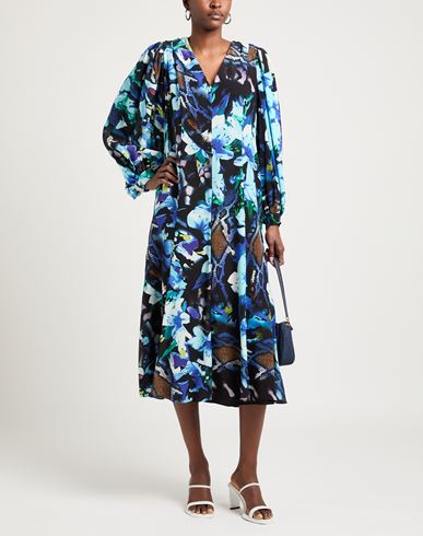 Escada Woman Midi dress Blue Size 10 Silk