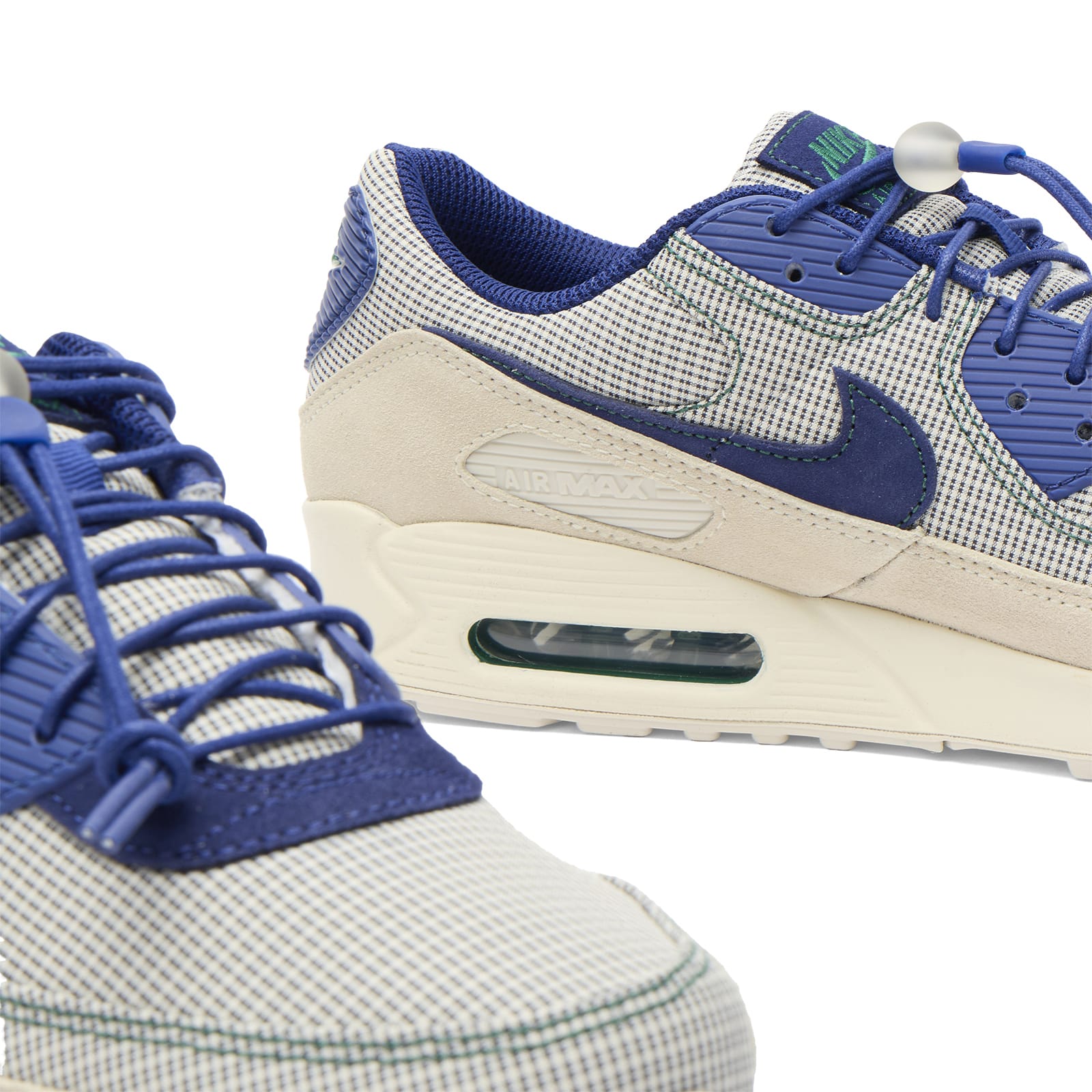 Air Max 90 Qs Sneaker Coconut Milk/Deep Royal Blue/Brown