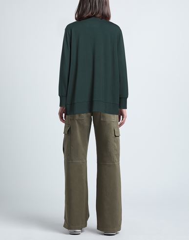 Woman Sweatshirt Dark green