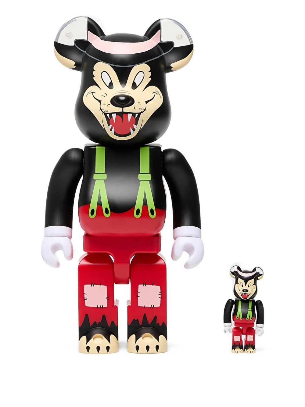BE@RBRICK The Big Bad Wolf figurines (set of two) - Black