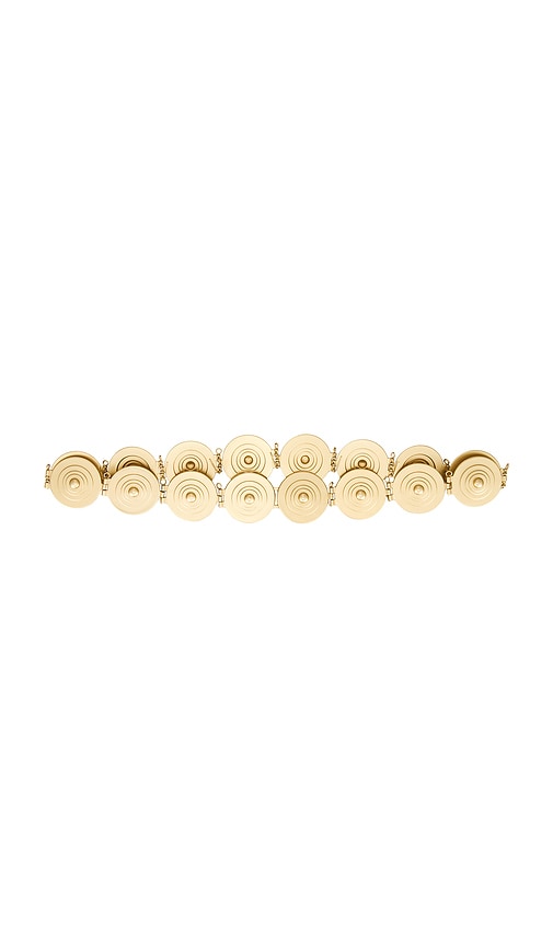 YLLW THE LABEL GÜRTEL MARBELLA in Metallic Gold