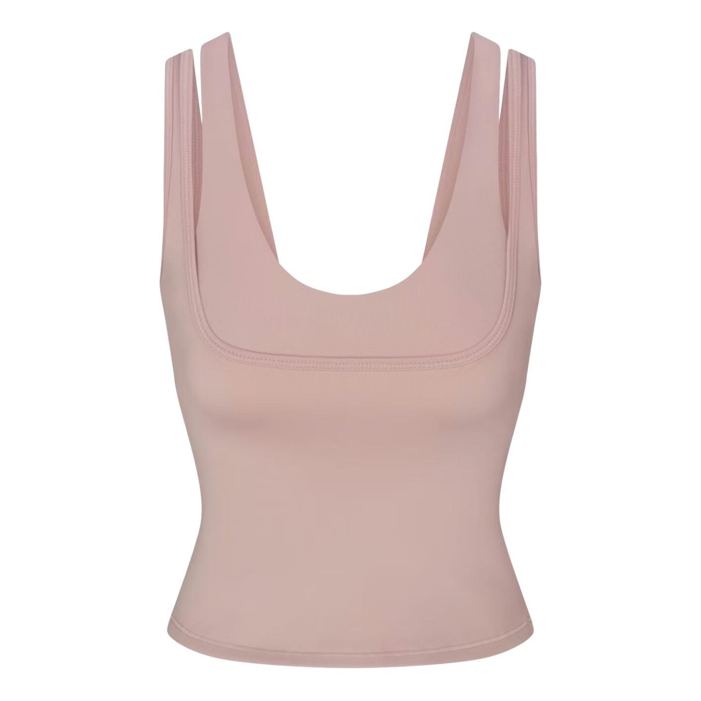 (WMNS) x SKIMS Matte Double Strap Scoop Tank 'Himalayan'