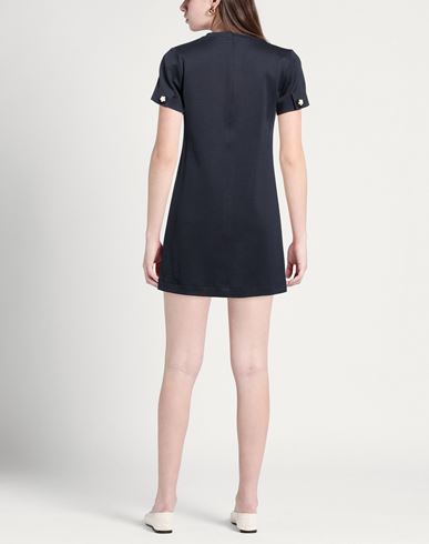 Woman Mini dress Midnight blue Size 10 Cotton, Polyamide, Elastane