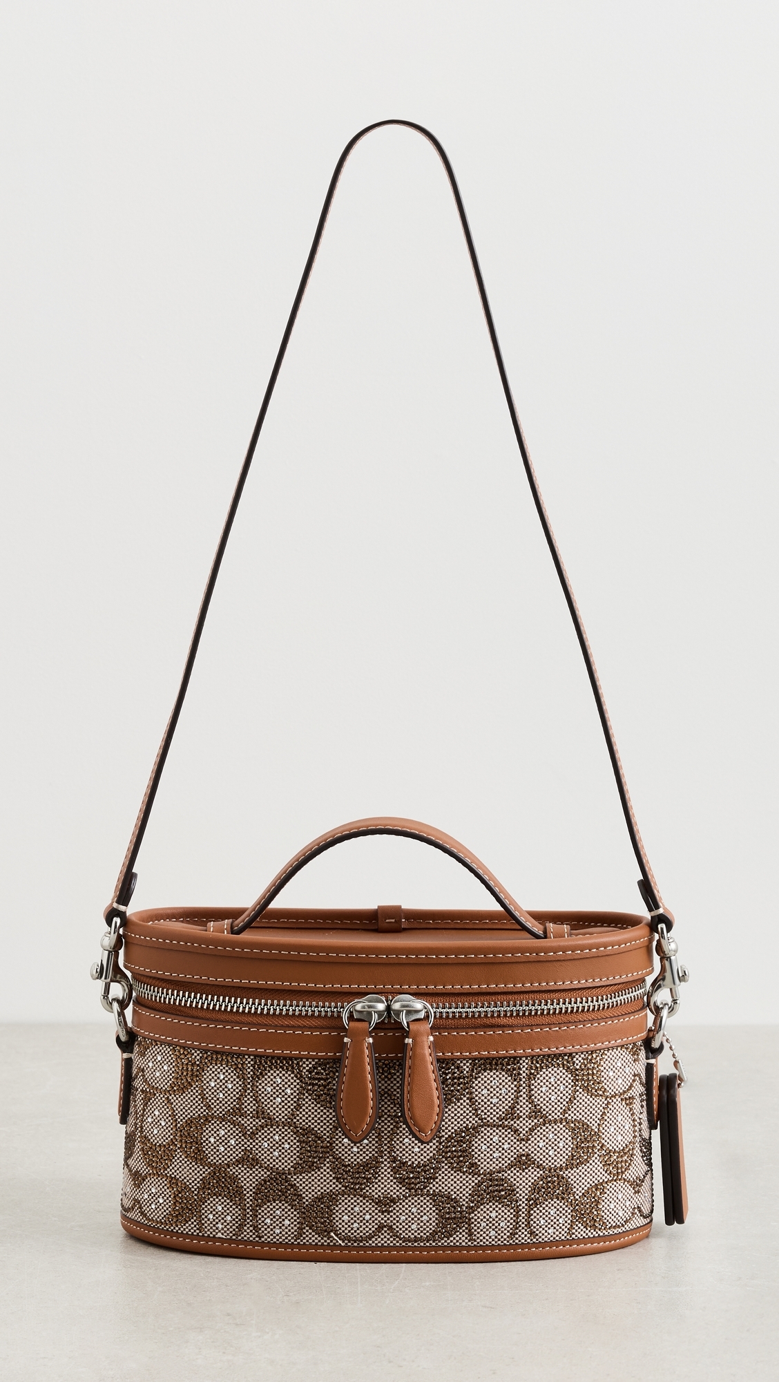Crystal Signature Jacquard Trail Bag LH/Burnished Amber One Size