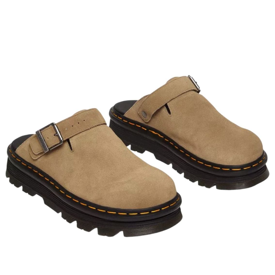 Zebzag Suede Mules 'Savannah Tan'