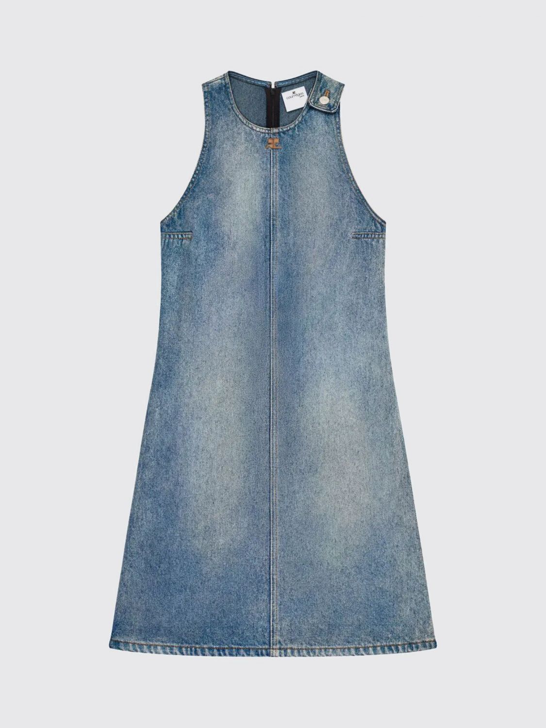 Dress COURRÈGES Woman color Blue