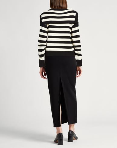 Woman Sweater Black Size L Cotton