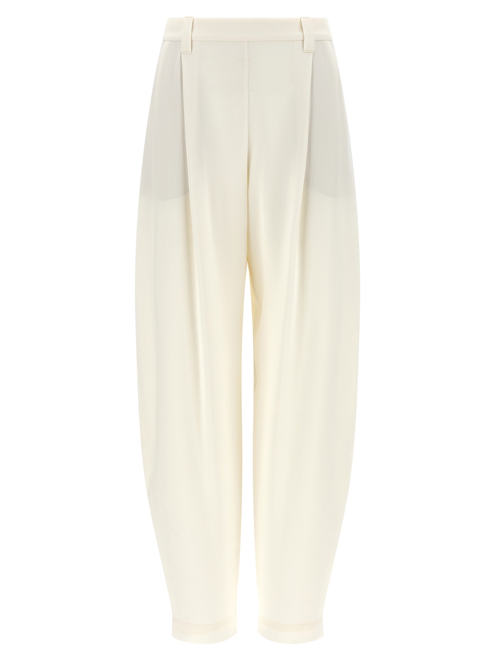 Fluid Trousers — Beige