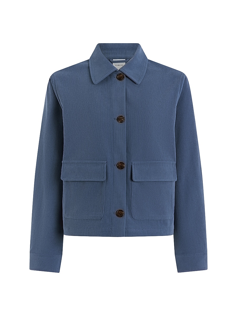 Women's Carlotta Corduroy Utility Jacket - Bijou Blue