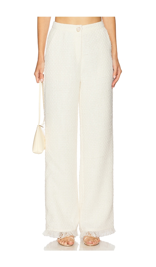 SNDYS Piper Suit Pant in White.  XXS. Also in L, M