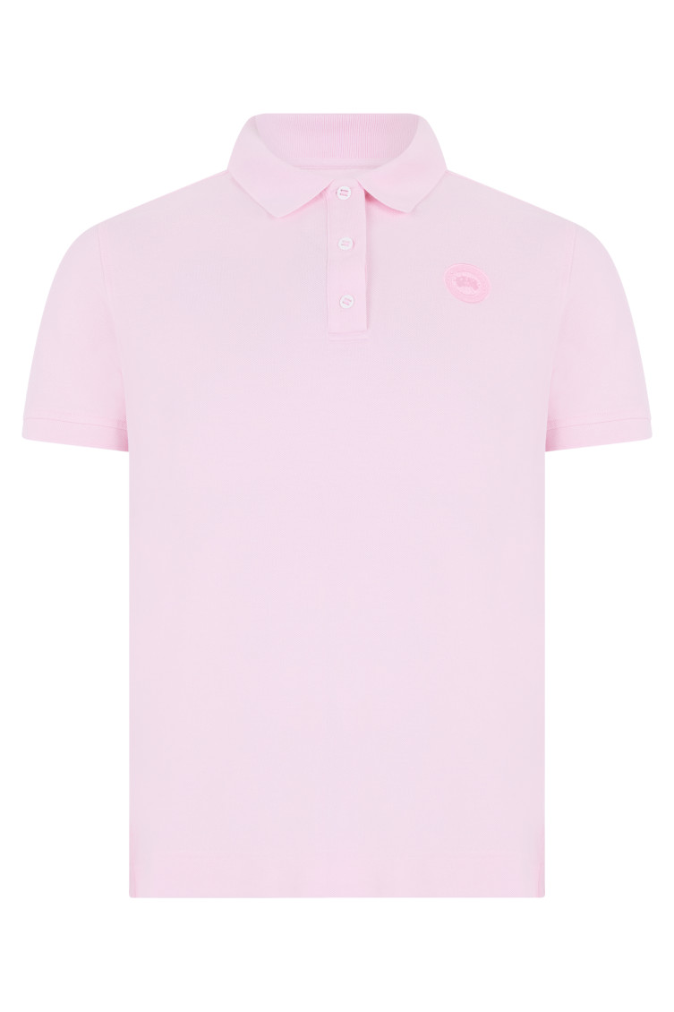 Canada Goose - short sleeve polo shirt logo detai