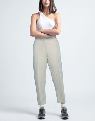 Woman Pants Light green Size 2 Cotton, Virgin Wool, Polyester, Polyamide