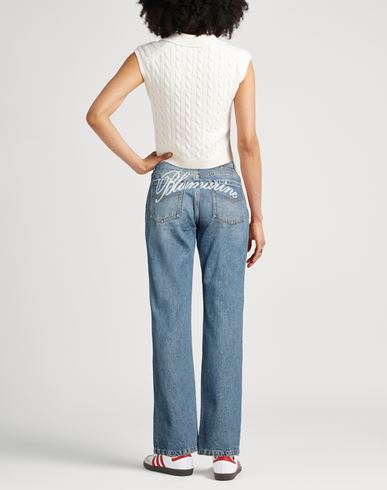 Woman Jeans Blue Size 8 Cotton