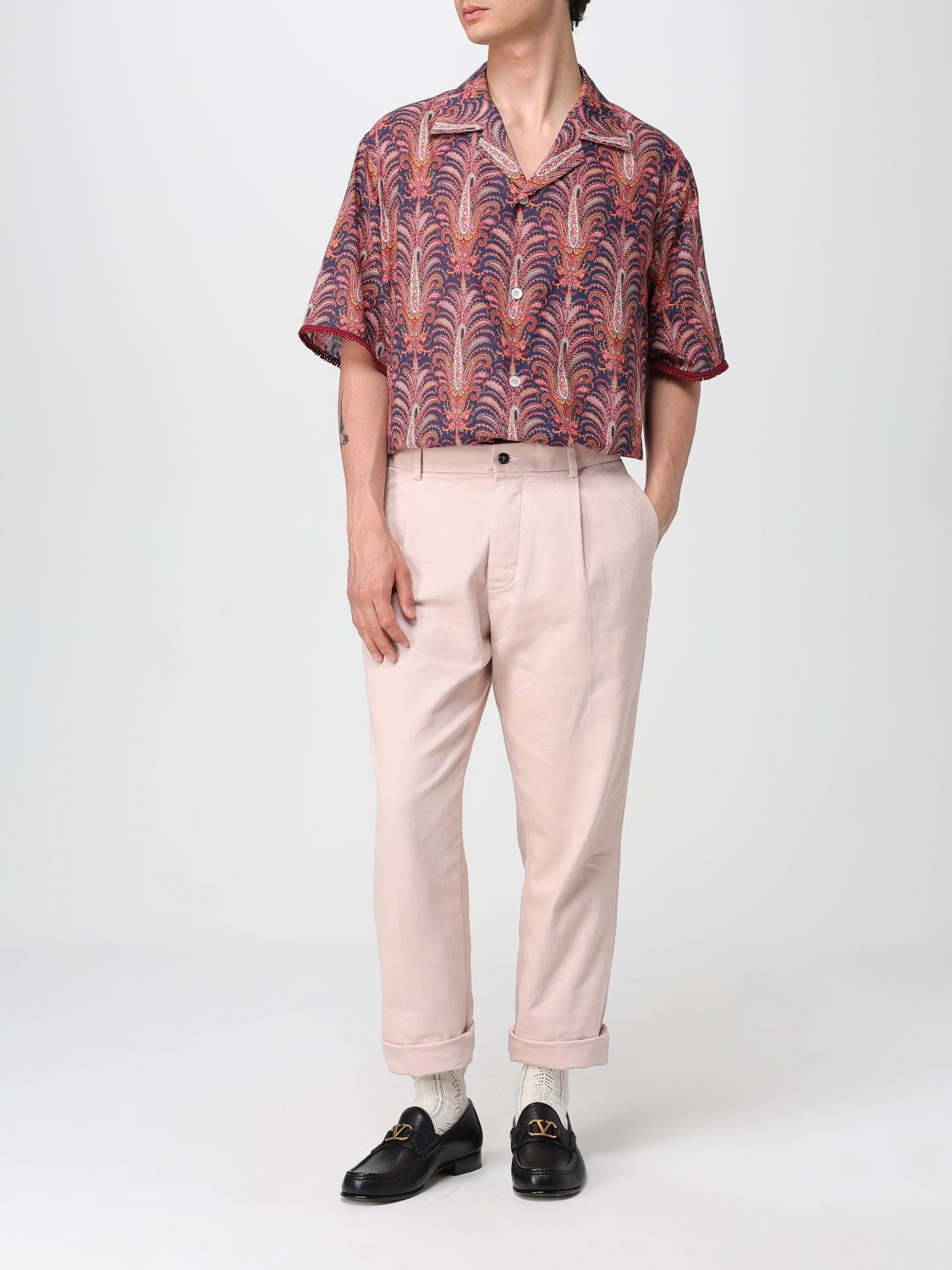 Shirt VALENTINO Men color Burgundy