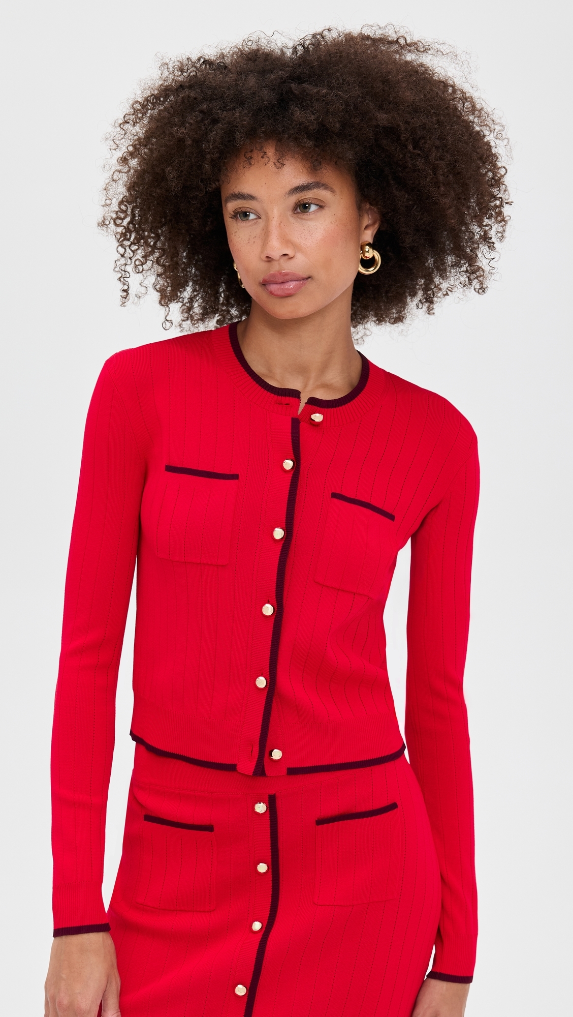Diana Cardigan Red