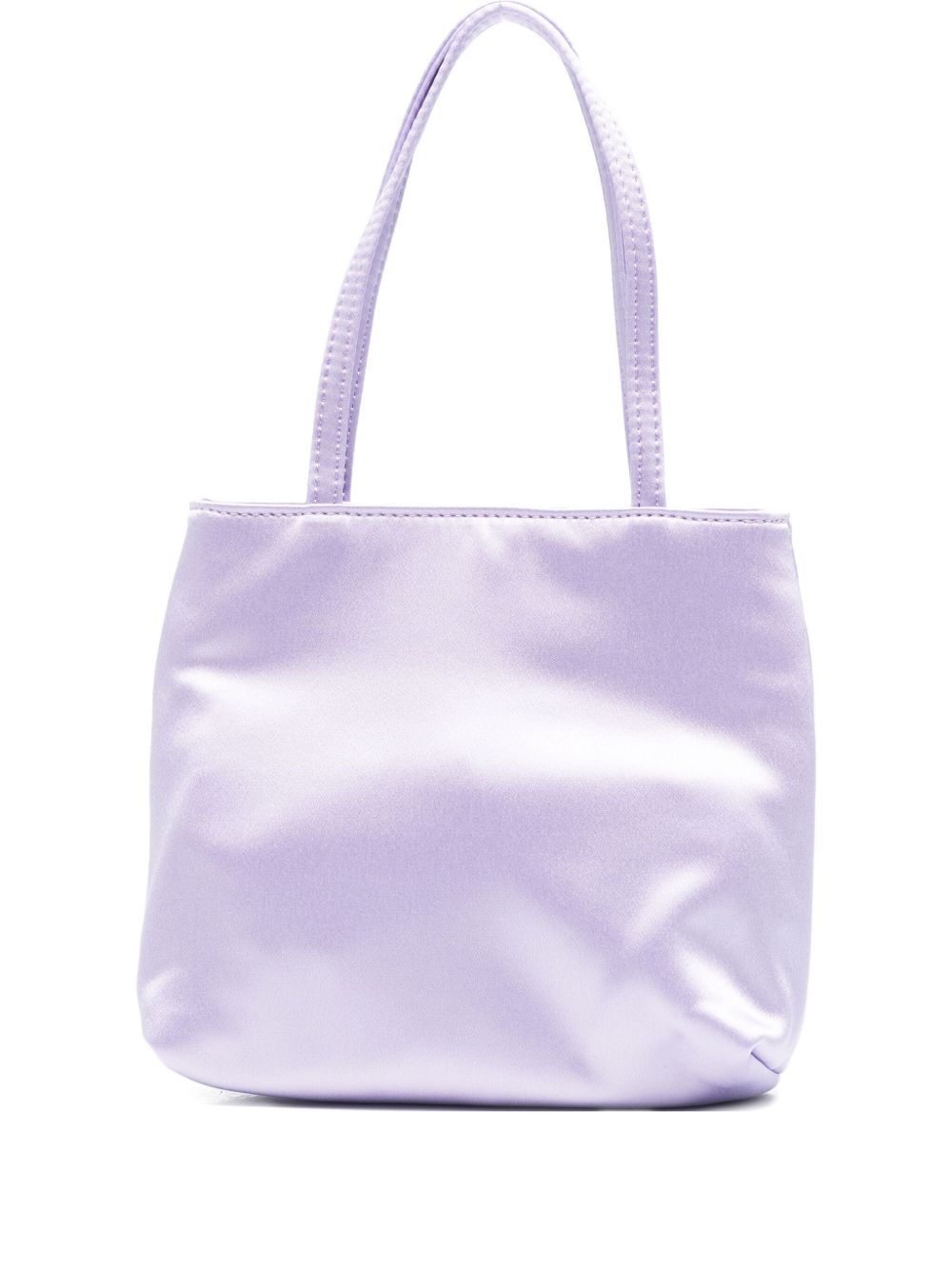 Silk tote bag - Purple