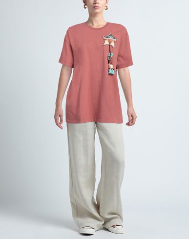 Woman T-shirt Brick red