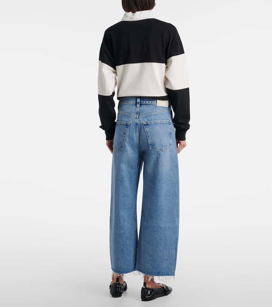 Ayla cropped wide-leg jeans