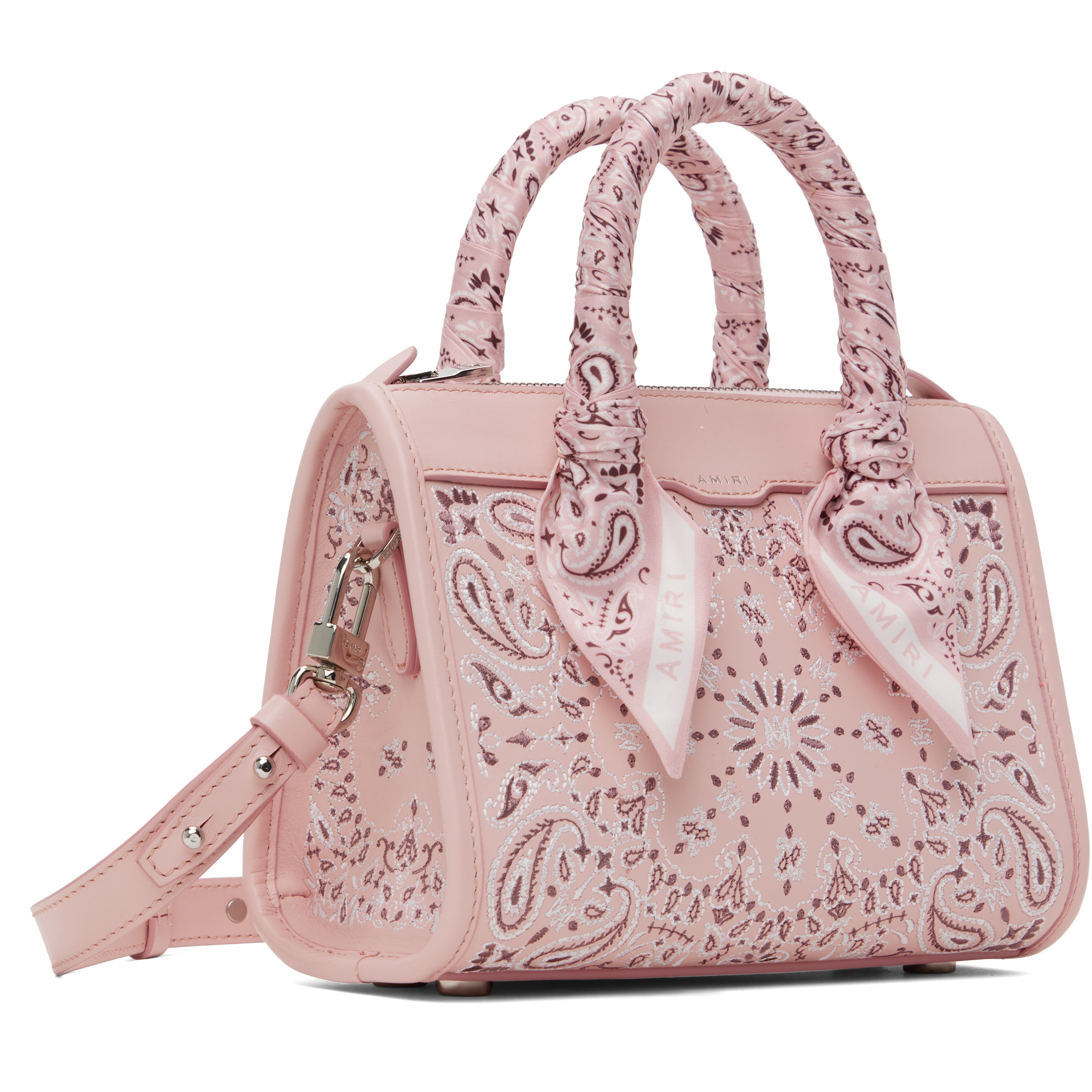 Pink Bandana Micro Triangle Bag