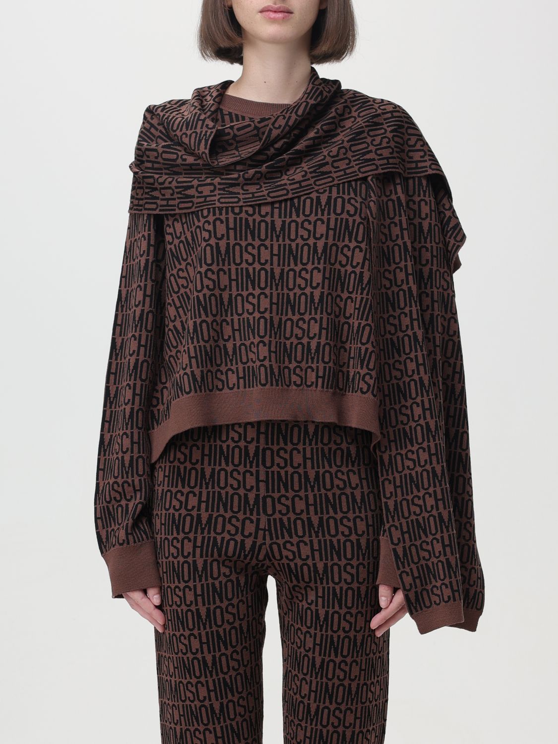 Scarf Woman color Brown