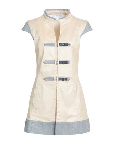 Woman Overcoat & Trench Coat Beige Size S Cotton, Elastane