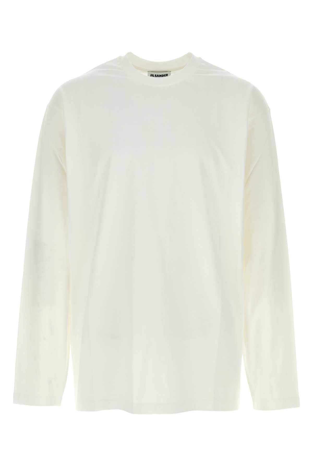 Cotton Crew Neck T-Shirt — White
